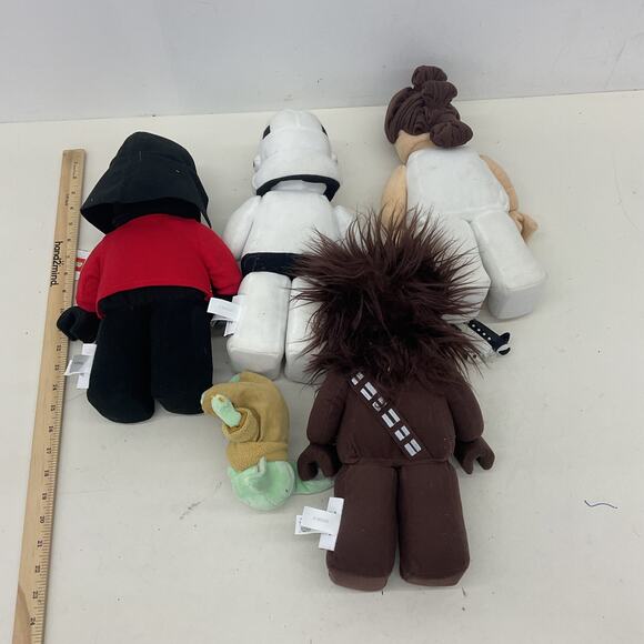 Lego Star Wars Mixed Stuffed Animals LOT Preowned Darth Vader Stormtrooper - Picture 4 of 8